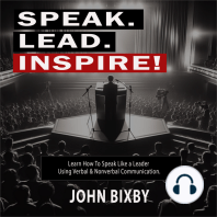 Speak. Lead. Inspire!