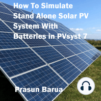 How To Simulate Stand Alone Solar PV System With Batteries in PVsyst 7