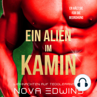 Ein Alien im Kamin