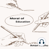 Moral of Education