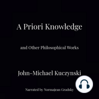 A Priori Knowledge and Other Philosophical Works