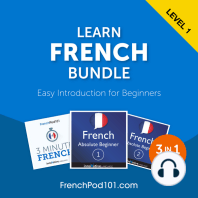 Learn French Bundle - Easy Introduction for Beginners (Level 1)