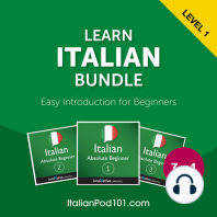 Learn Italian Bundle - Easy Introduction for Beginners