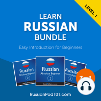 Learn Russian Bundle - Easy Introduction for Beginners (Level 1)