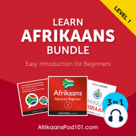 Learn Afrikaans Bundle - Easy Introduction for Beginners (Level 1)