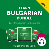 Learn Bulgarian Bundle - Easy Introduction for Beginners