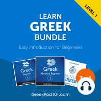 Learn Greek Bundle - Easy Introduction for Beginners (Level 1)