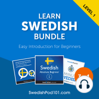 Learn Swedish Bundle - Easy Introduction for Beginners (Level 1)