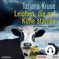 Leichen, die auf Kühe starren