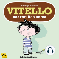 Vitello naarmuttaa autoa