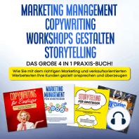 Marketing Management | Copywriting | Workshops gestalten | Storytelling