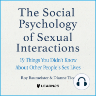 The Social Psychology of Sexual Interactions