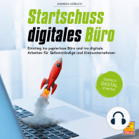 Startschuss digitales Büro