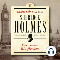 Der zweite Blutflecken - Gerd Köster liest Sherlock Holmes, Band 35 (Ungekürzt)