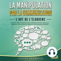 La manipulation par la communication - L'art de l'éloquence