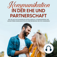 Kommunikation in der Ehe und Partnerschaft