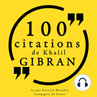 100 citations de Khalil Gibran