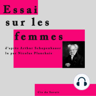 Essai sur les femmes, de Schopenhauer