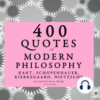 400 Quotes of Modern Philosophy
