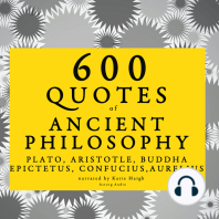 600 Quotes of Ancient Philosophy