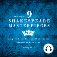 A Summary of 9 Shakespeare Masterpieces