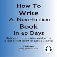 How to Write a Non-fiction Book in 60 Days