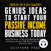 Genius Ideas to Start Your Passive Income Business Today