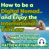 How to be a Digital Nomad and Enjoy the International Tax Law