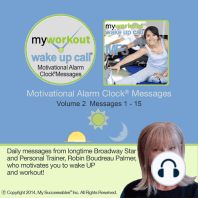 My Workout Wake UP Call®-Morning Motivating Messages with a Personal Trainer- Volume 2