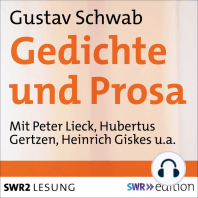 Gustav Schwab - Gedichte und Prosa