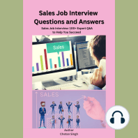 Sales Job Interview Questions and Answers