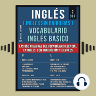 Inglés (Inglés Sin Barreras) Vocabulario Ingles Basico - 2 - DEF