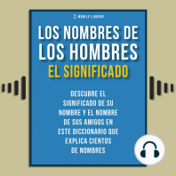 Los Nombres De Los Hombres - El Significado