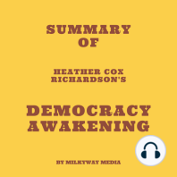 Summary of Heather Cox Richardson's Democracy Awakening