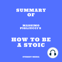 Summary of Massimo Pigliucci's How to Be a Stoic
