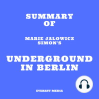 Summary of Marie Jalowicz Simon's Underground in Berlin