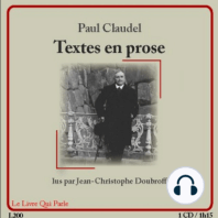 Textes en prose