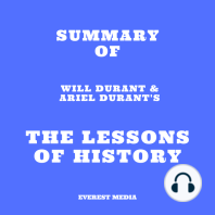Summary of Will Durant & Ariel Durant's The Lessons of History