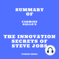 Summary of Carmine Gallo's The Innovation Secrets of Steve Jobs