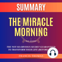 Summary of The Miracle Morning by Hal Elrod