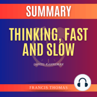 Summary of Thinking, Fast and Slow by Daniel Kahneman