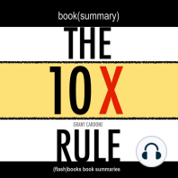 Book Summary of The 10X Rule by Grant Cardone