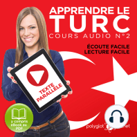 Apprendre le Turc - Écoute Facile - Lecture Facile - Texte Parallèle Cours Audio No. 2 [Learn Turkish - Audio Course 2]