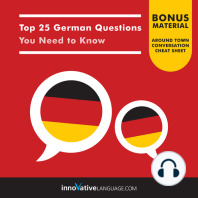 Top 25 German Questions You Need to Know