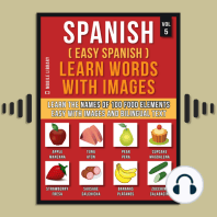 Spanish ( Easy Spanish ) Learn Words With Images (Vol 5)