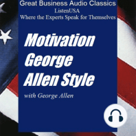 Motivation George Allen Style