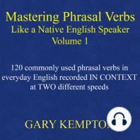 Mastering Phrasal Verbs Like a Native English Speaker, Volume 1