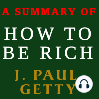 A Summary of How to Be Rich