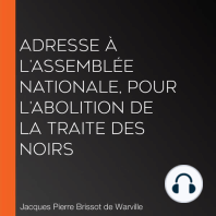 Adresse à l'Assemblée nationale, pour l'abolition de la traite des Noirs