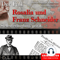 Stellenvermittlung privat - Der Fall Rosalia und Franz Schneider